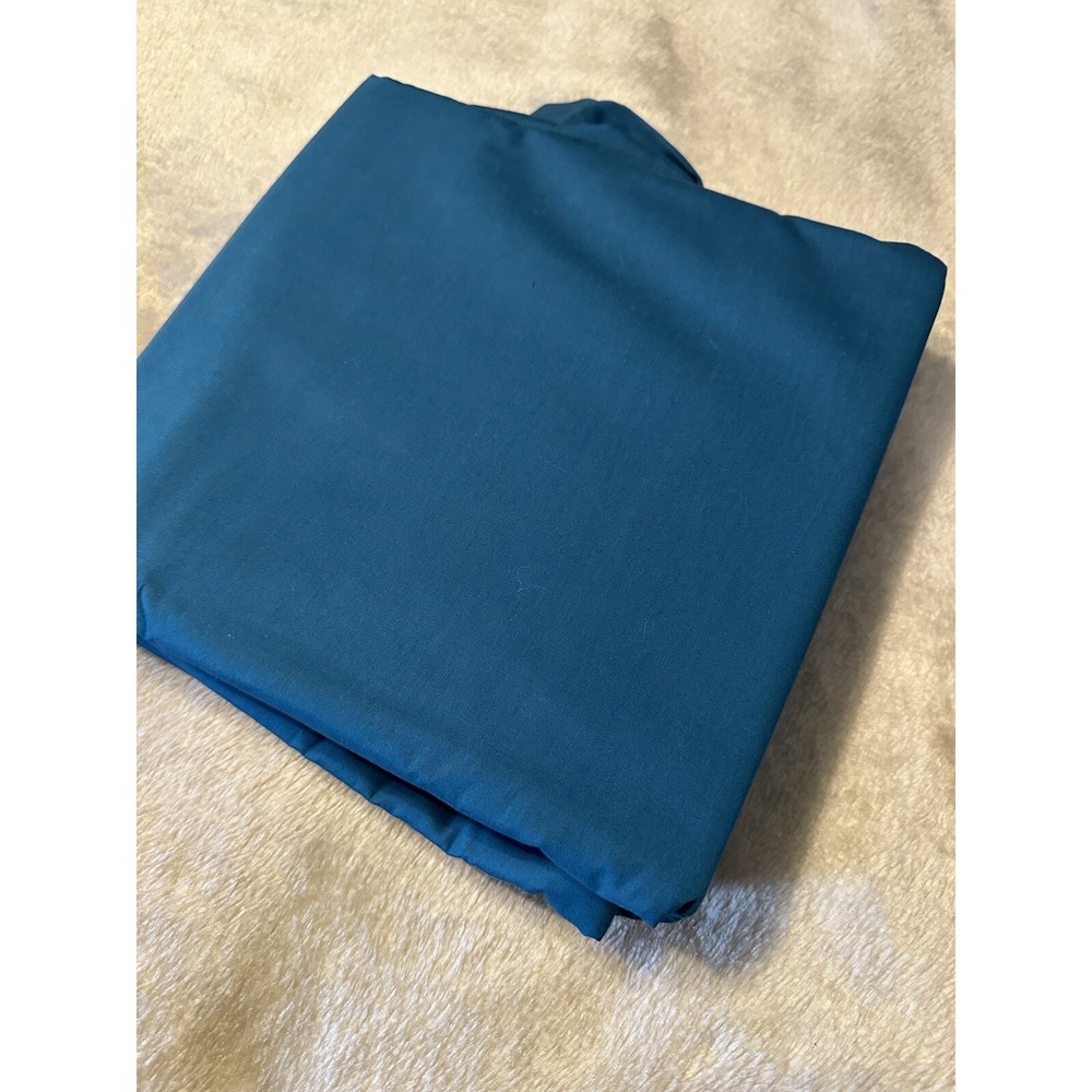 New Mainstays Queen Flat Sheet Turquoise Cotton Polyester blend
